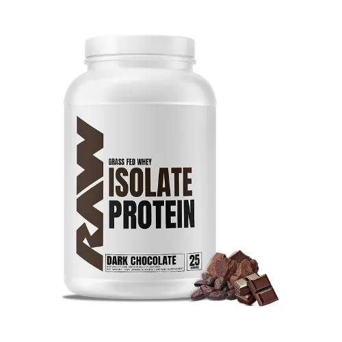 Raw Nutrition 100% Grass Fed Whey Isolate Protein Powder 25 Serv