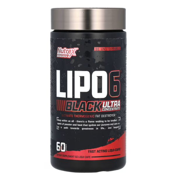 NUT Lipo 6 Black UC 60 CAPS
