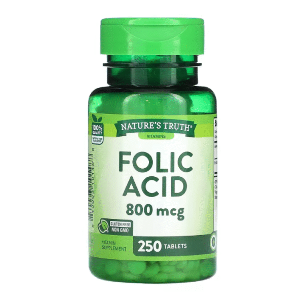 Nature's Truth, Folic Acid, 800 mcg, 250 Tablets