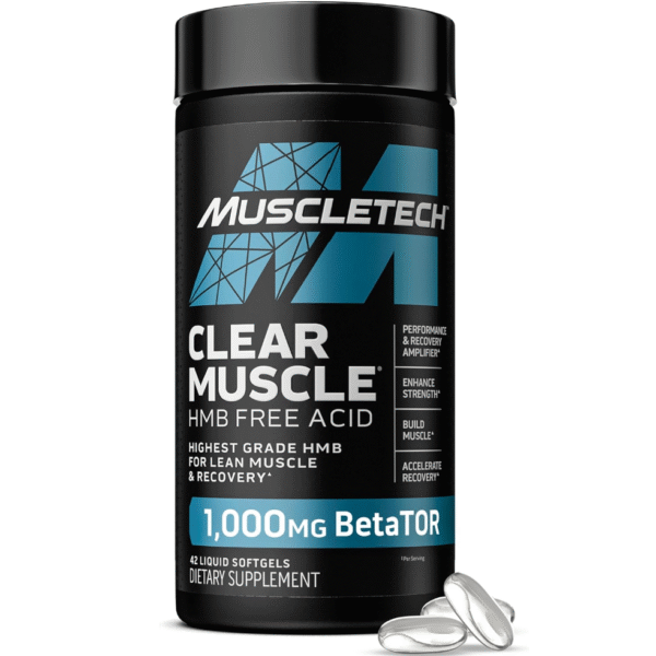 MuscleTech, Clear Muscle, HMB Free Acid, 42 Liquid Softgels