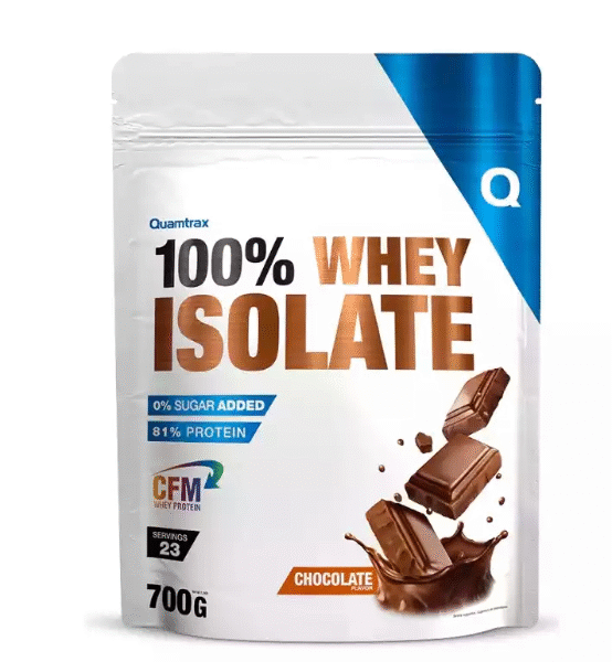 Quamtrax 100% whey isolate 700 G