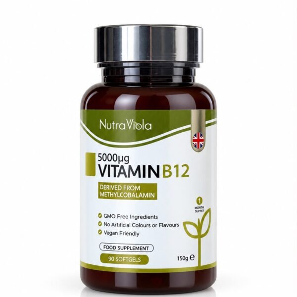 Nutraviola Vitamin B12,90 softgels